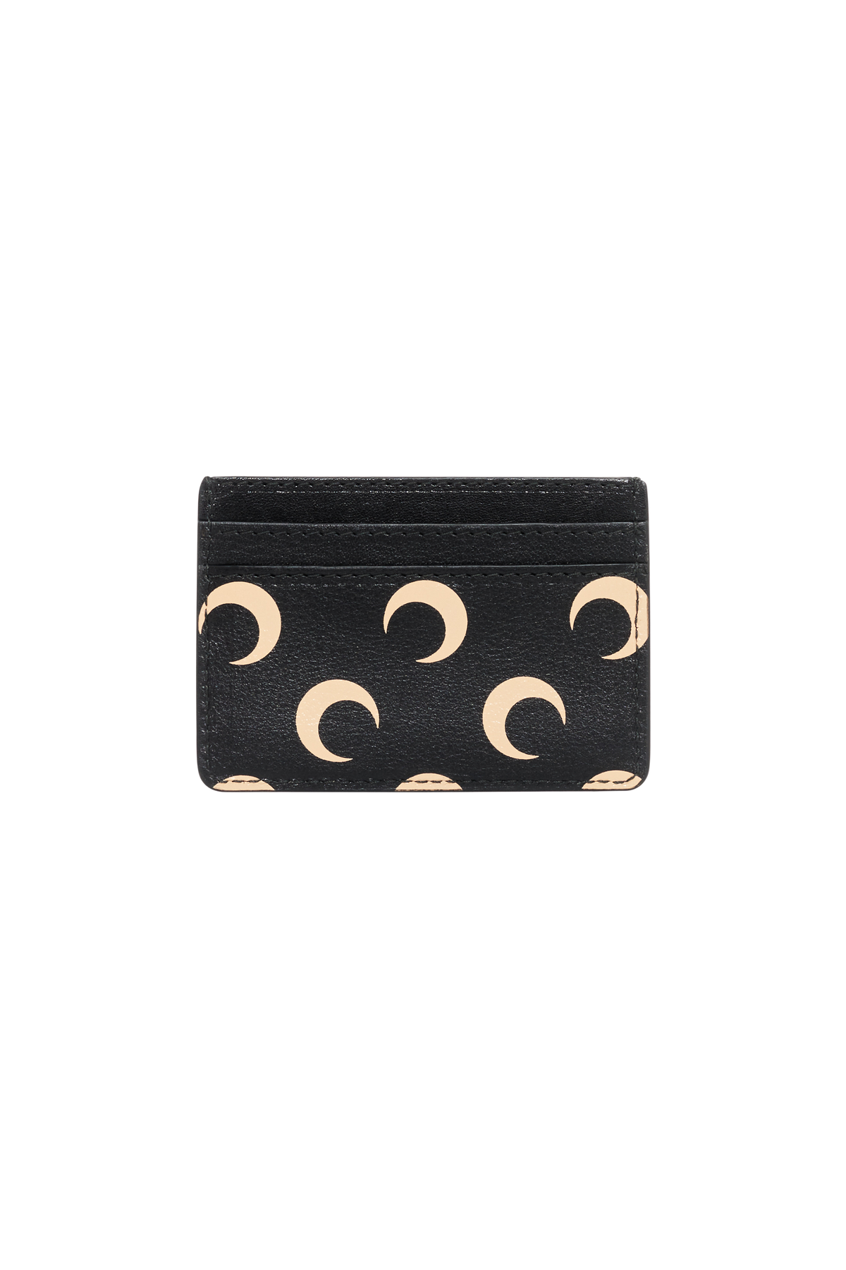 Porte-Cartes En Cuir Sérigraphié Moon